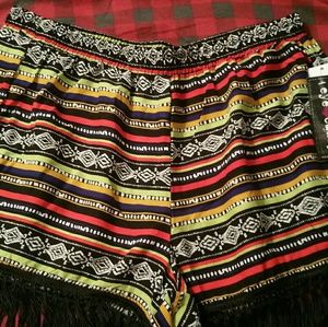 NWT Size 3x Plus Fringe Shorts